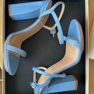 Delpozo Azure Leather Heel
